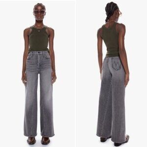 Mother The Enchanter Sneak Wide Leg Wrong Train Place Jeans Size 26